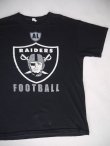 画像2: RAIDERS SILVER&BLACK FOOTBALL VTG T-SHIRT BLACK L