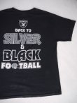 画像6: RAIDERS SILVER&BLACK FOOTBALL VTG T-SHIRT BLACK L