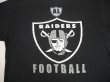 画像3: RAIDERS SILVER&BLACK FOOTBALL VTG T-SHIRT BLACK L