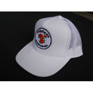 画像: SIXHELMETS ROSE PATCH MESH CAP WHITE×WHITE