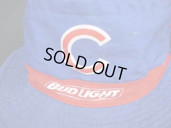 画像2: BUD LIGHT BUDWEISER BEER VTG BUCKET HAT BLUE