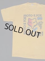 画像: FOX MOTO-X VTG T-SHIRT MADE IN USA YELLOW XL