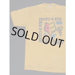 画像: FOX MOTO-X VTG T-SHIRT MADE IN USA YELLOW XL