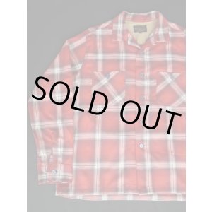 画像: SIXHELMETS COTTON OMBRE CHECK LONG SLEEVE SHIRT RED