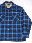 画像2: SIXHELMETS COTTON OMBRE CHECK LONG SLEEVE SHIRT BLUE