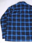 画像5: SIXHELMETS COTTON OMBRE CHECK LONG SLEEVE SHIRT BLUE