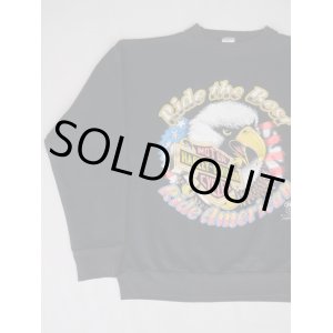 画像: HARLEY DAVIDSON OFFICIAL RIDE THE BEST RIDE AMERICAN VTG SWEATSHIRT BLACK L