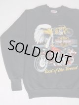 画像: 1988 HARLEY DAVIDSON OFFICIAL BEST OF THE BREED VTG SWEATSHIRT BLACK L