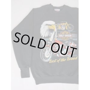 画像: 1988 HARLEY DAVIDSON OFFICIAL BEST OF THE BREED VTG SWEATSHIRT BLACK L