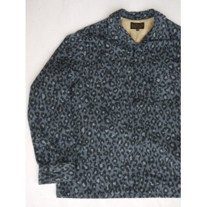 画像: SIXHELMETS GRAY LEOPARD COTTON SHIRT