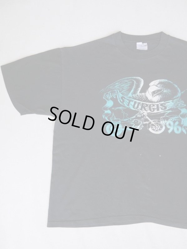 画像1: 1996 STURGIS BLACK HILLSRALLY VTG T-SHIRT BLACK XL