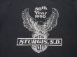 画像7: 1990 STURGIS,SOUTH DAKOTA 50YEARS ONLY THE STRONG SURVIVE VTG T-SHIRT BLACK XL