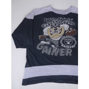 画像: 1993 LOS ANGELES RAIDERS OFFICIAL VTG FOOTBALL T-SHIRT BLACK×GRAY L