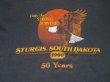 画像3: 1990 STURGIS,SOUTH DAKOTA 50YEARS ONLY THE STRONG SURVIVE VTG T-SHIRT BLACK XL