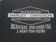 画像11: 1995 HARLEY DAVIDSON MILWAUKEE,WISCONSIN USA OFFICIAL VTG T-SHIRT BLACK L  