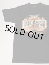 画像: NOS 1991 HARLEY DAVIDSON OFFICIAL RIDE AMERICAN VTG T-SHIRT BLACK L