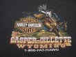 画像8: 1998 HARLEY DAVIDSON CASPER-GILLETTE WYOMING OFFICIAL VTG POCKET T-SHIRT BLACK XXL