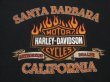 画像8: HARLEY DAVIDSON SANTA BARBARA CALIFORNIA OFFICIAL VTG T-SHIRT BLACK M 