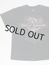 画像: 1995 HARLEY DAVIDSON JAMESTOWN CALIFORNIA OFFICIAL VTG T-SHIRT BLACK L  