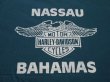 画像8: 1989 HARLEY DAVIDSON NASSAU BAHAMAS OFFICIAL VTG T-SHIRT TURQUOIS XL