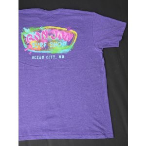画像: RONJON SURF SHOP VTG T-SHIRT MARBLED PURPLE XXL