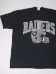 画像1: RAIDERS OFFICIAL VTG T-SHIRT MADE IN USA BLACK XXL