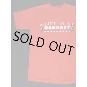 画像: LIFE IS A CABARET VTG T-SHIRT RED XL