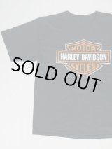 画像: HARLEY DAVIDSON I GOT MY HOG AT... AN ARBOR,MICH. VTG T-SHIRT BLACK XL