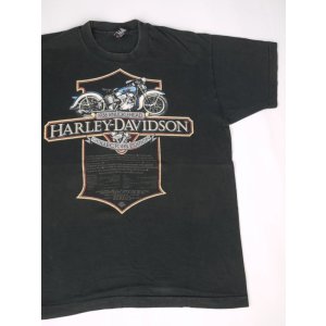 画像: HARLEY DAVIDSON OF LIMA,OHIO VTG T-SHIRT BLACK L