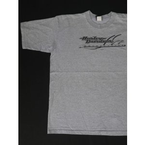 画像: 1996 HARLEY DAVIDSON BARTELS' MARINA DEL,RAY OFFICIAL VTG T-SHIRT MARBLED GRAY XXL