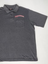 画像: HARLEY DAVIDSON VTG POLO SHIRT CHARCOAL GRAY XXL