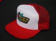 画像1: LET'S CELEBRATE! VTG SNAPBACK MESH CAP RED×WHITE