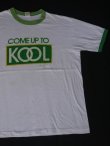 画像2: COME UP TO KOOL VTG RINGER T-SHIRT WHITE×GREEN L