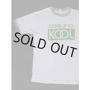 画像: COME UP TO KOOL VTG RINGER T-SHIRT WHITE×GREEN L