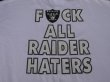 画像3: RAIDERS FUCK ALL RAIDER HATERS VTG T-SHIRT WHITE L