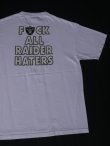 画像2: RAIDERS FUCK ALL RAIDER HATERS VTG T-SHIRT WHITE L