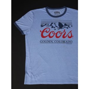 画像: COORS BANQUET OFFICIAL LOGO T-SHIRT LIGHT BLUE×NAVY XXL