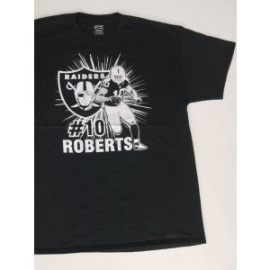 画像: RAIDERS #10 ROBERTS T-SHIRT BLACK XL