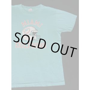 画像: 80s MIAMI DOLPHINS VTG T-SHIRT LIGHT BLUE XL