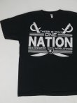 画像1: RAIDERS THERE IS ONLY ONE NATION RECOGNIZED WORLDWIDE T-SHIRT BLACK L