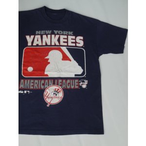画像: 1996 NEW YORK YANKEES AMERICAN LEAGUE OFFICIAL VTG T-SHIRT NAVY XL