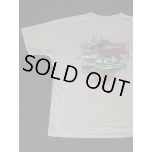 画像: CHEVROLET THE HEARTBEAT OF AMERICA OLD T-SHIRT BEIGE XXL