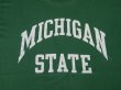 画像3: MICHIGAN STATE VTG T-SHIRT MADE IN USA MOSS GREEN L