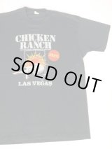 画像: 80s CHICKEN RANCH LAS VEGAS VTG T-SHIRT MADE IN USA BLACK L