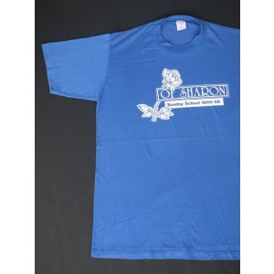 画像: ROSE OF SHARON SUNDAY SCHOOL 1985-86 VTG T-SHIRT MADE IN USA BLUE L