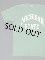 画像: MICHIGAN STATE VTG T-SHIRT MADE IN USA MOSS GREEN L