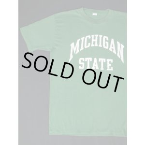 画像: MICHIGAN STATE VTG T-SHIRT MADE IN USA MOSS GREEN L