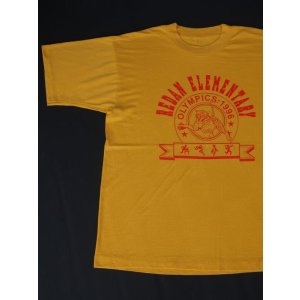 画像: 1996 REDAN ELEMENTARY OLYMPICS VTG T-SHIRT YELLOW L