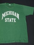 画像2: MICHIGAN STATE VTG T-SHIRT MADE IN USA MOSS GREEN L