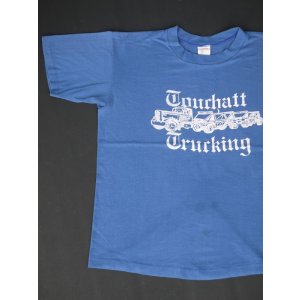 画像: TOURHATT TRUCKING VTG T-SHIRT MADE IN USA BLUE L